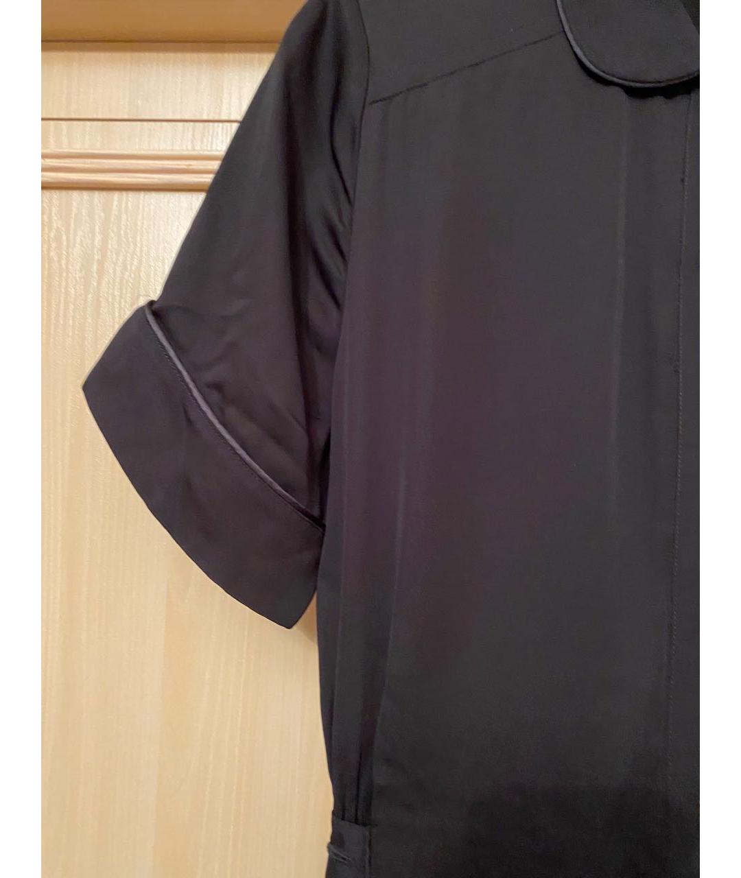 BOTTEGA VENETA Черное синтетическое повседневное платье, фото 5