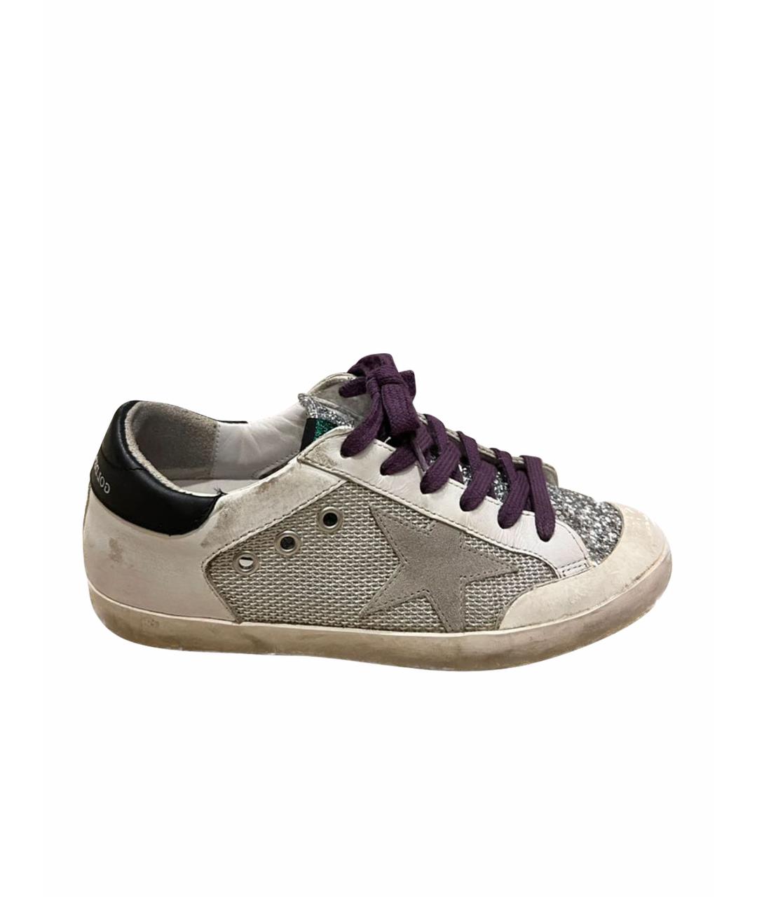 GOLDEN GOOSE DELUXE BRAND Белые кожаные кеды, фото 1