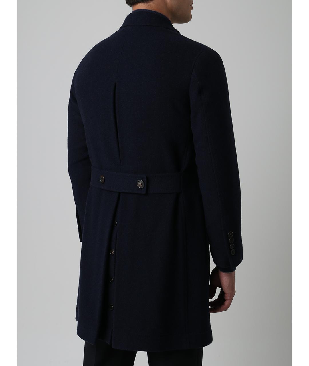 BRUNELLO CUCINELLI Синее пальто, фото 3