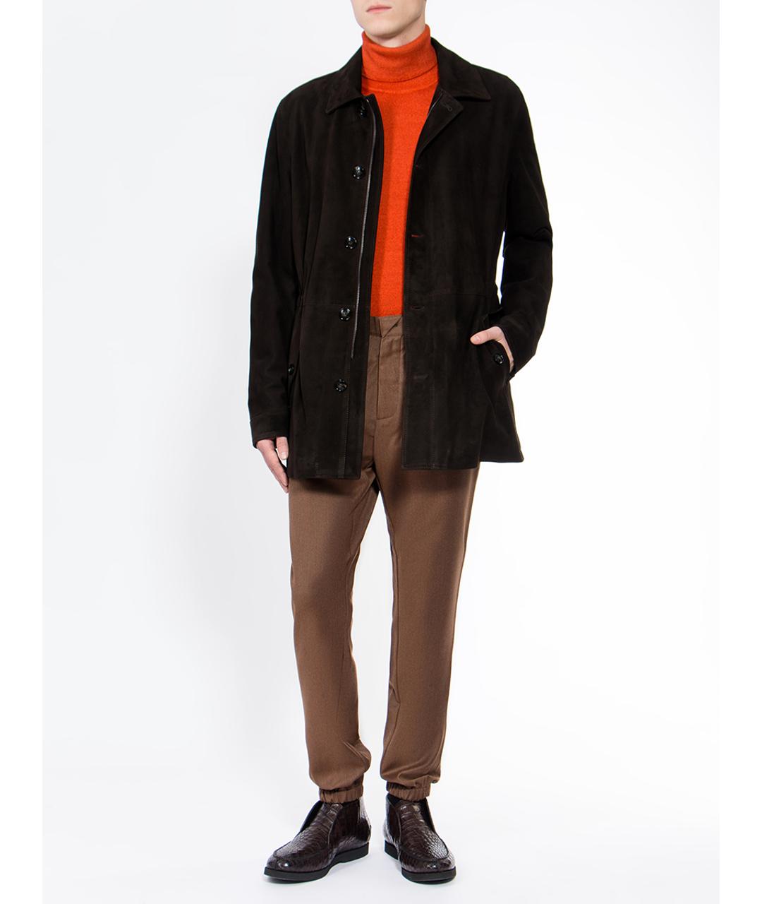 KITON Коричневая куртка, фото 2