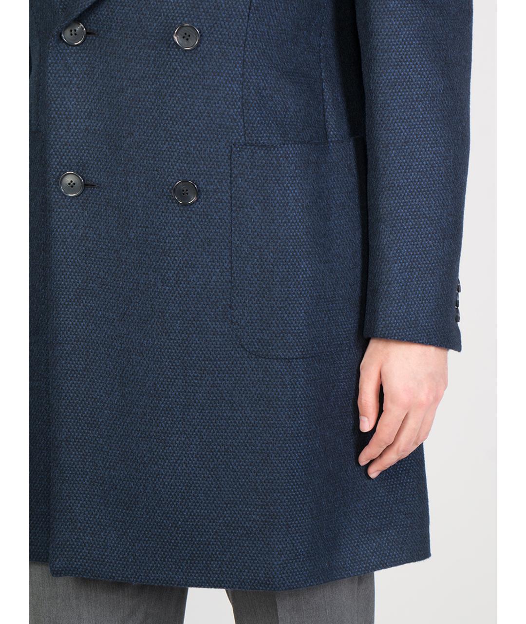 BRIONI Синее пальто, фото 5