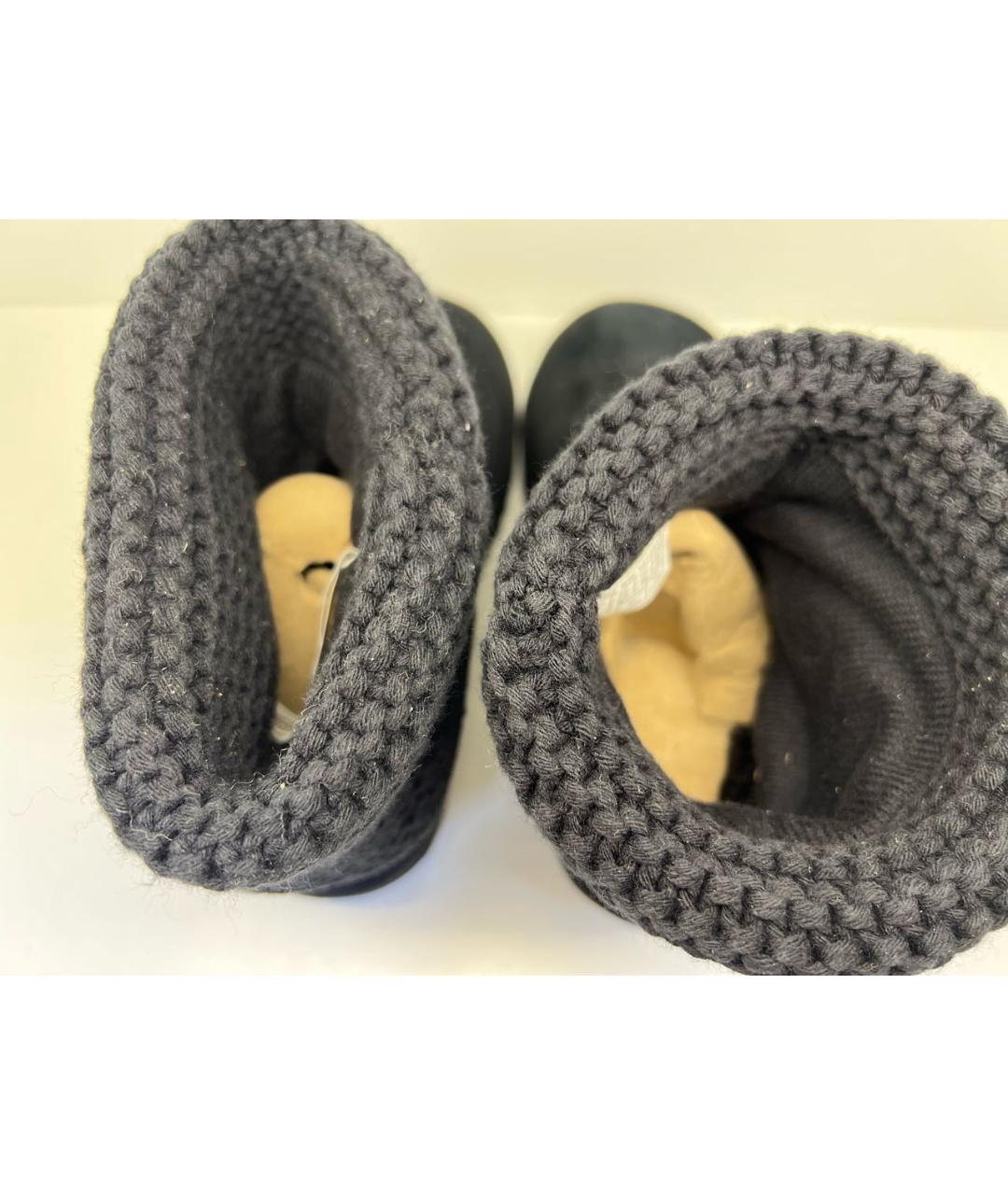 UGG AUSTRALIA Черные замшевые полусапоги, фото 3