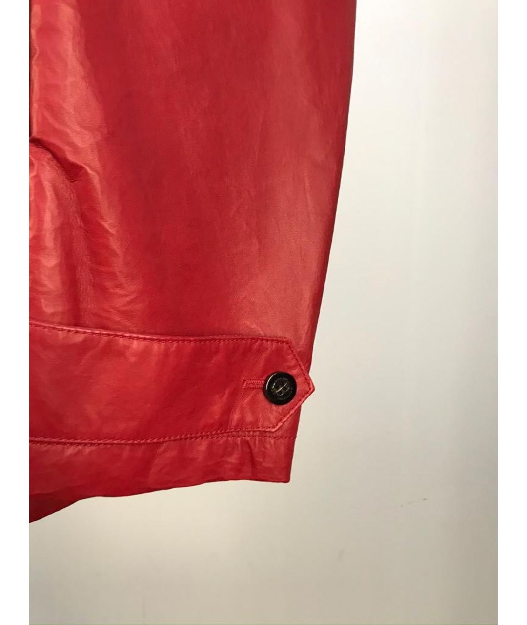 BURBERRY Красная кожаная куртка, фото 4
