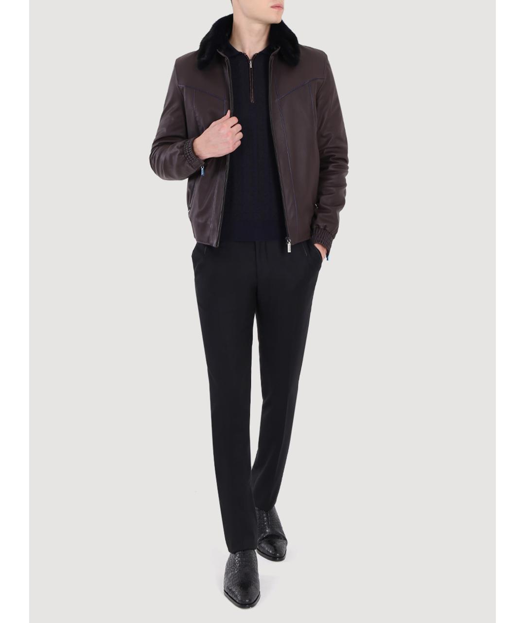 ZILLI Коричневая куртка, фото 2