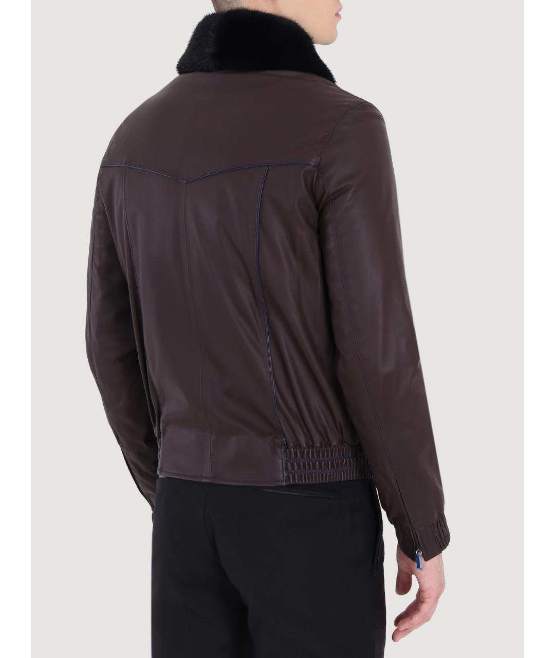 ZILLI Коричневая куртка, фото 4