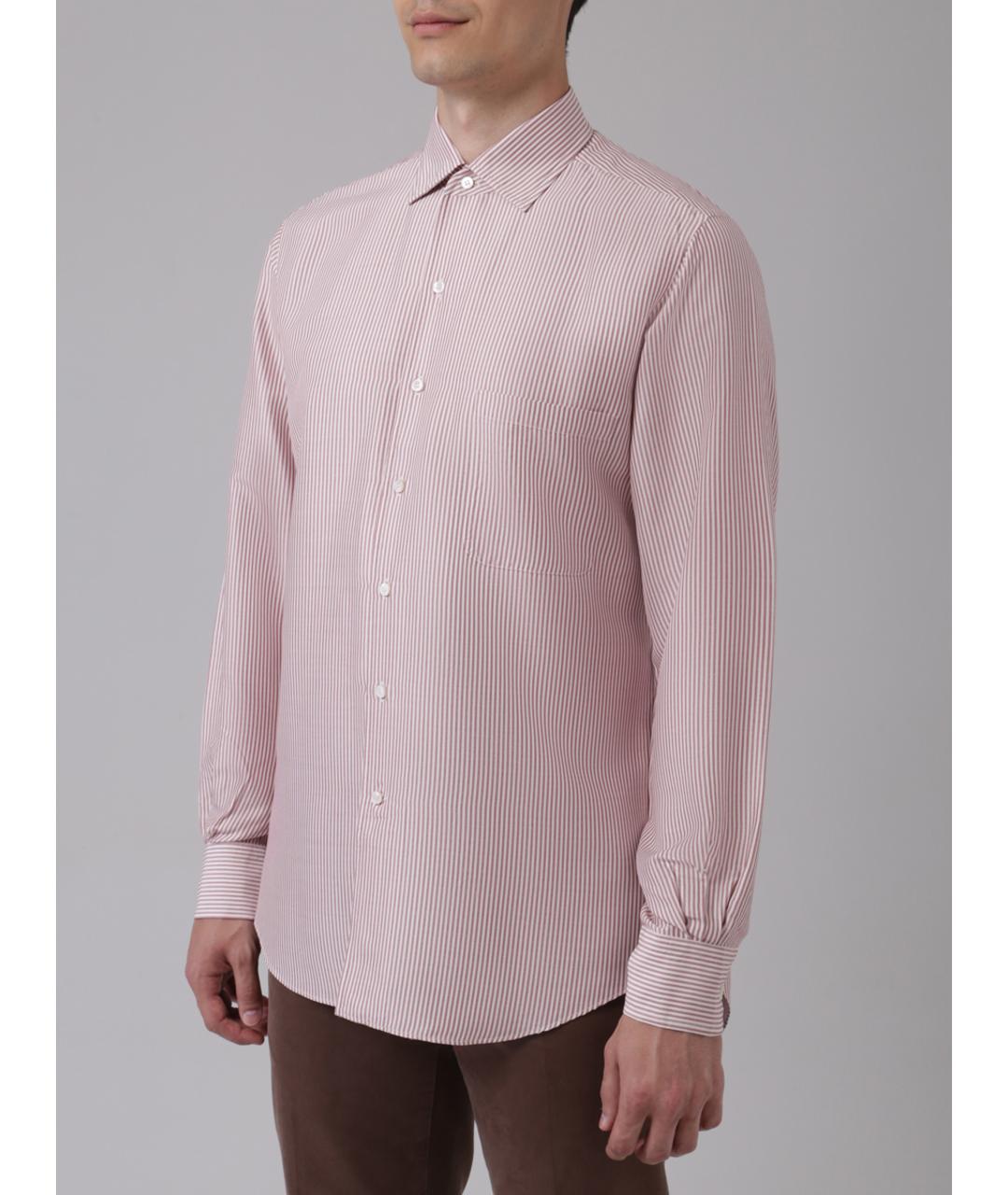 LORO PIANA Розовая кэжуал рубашка, фото 4