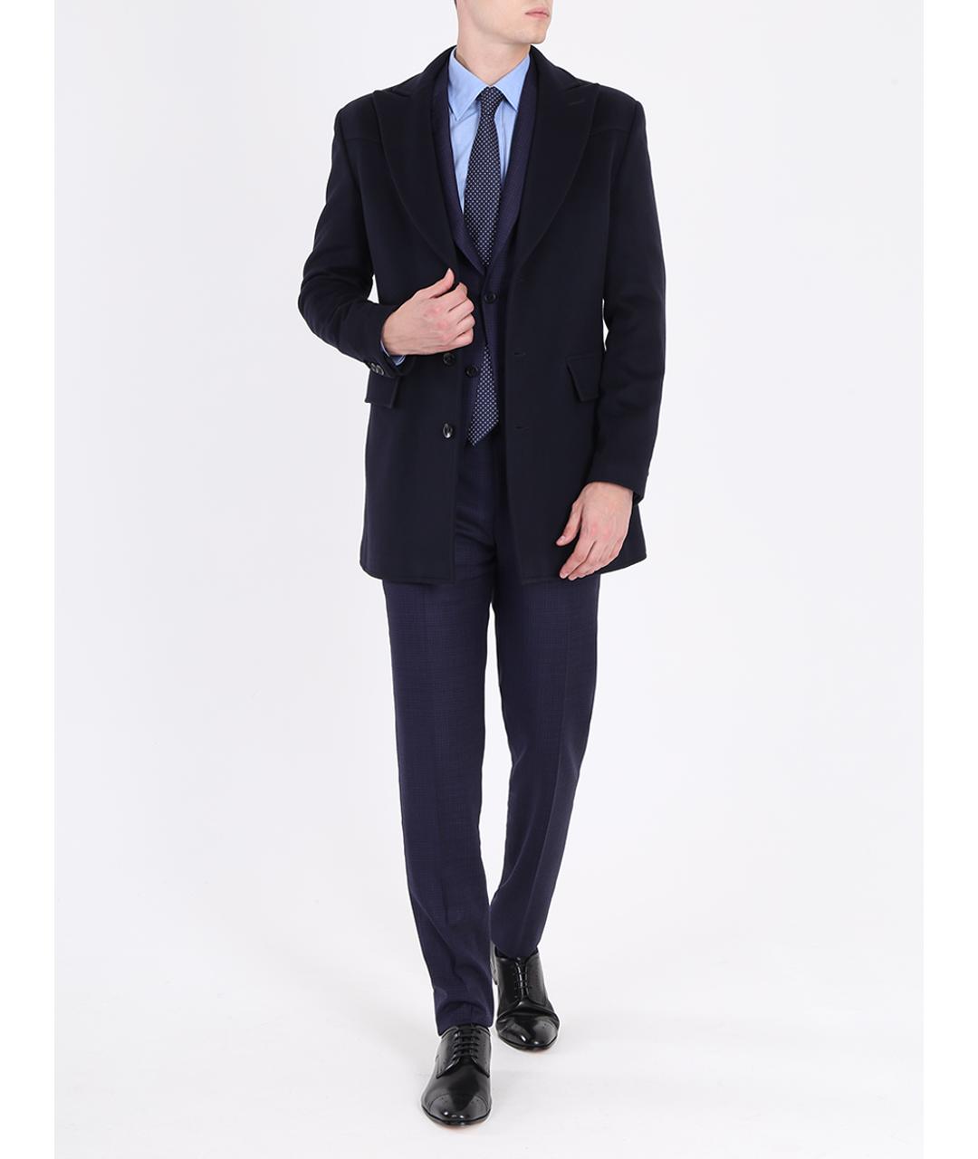 BRIONI Синее пальто, фото 2