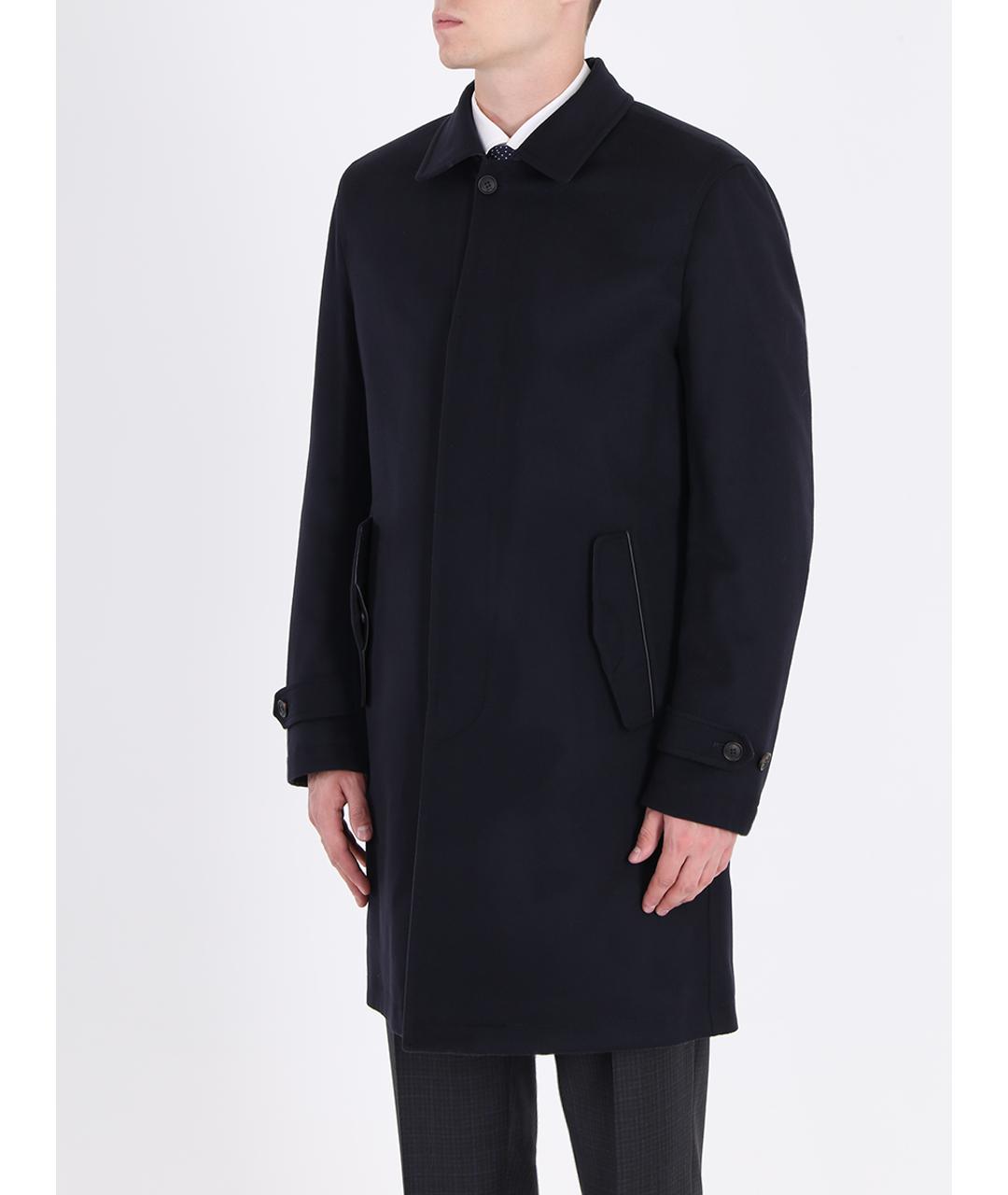 BRIONI Синее пальто, фото 4