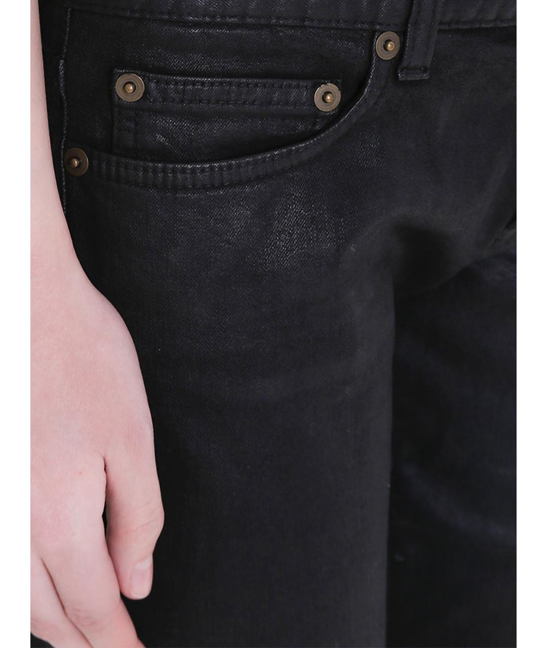SAINT LAURENT Черные джинсы слим, фото 5