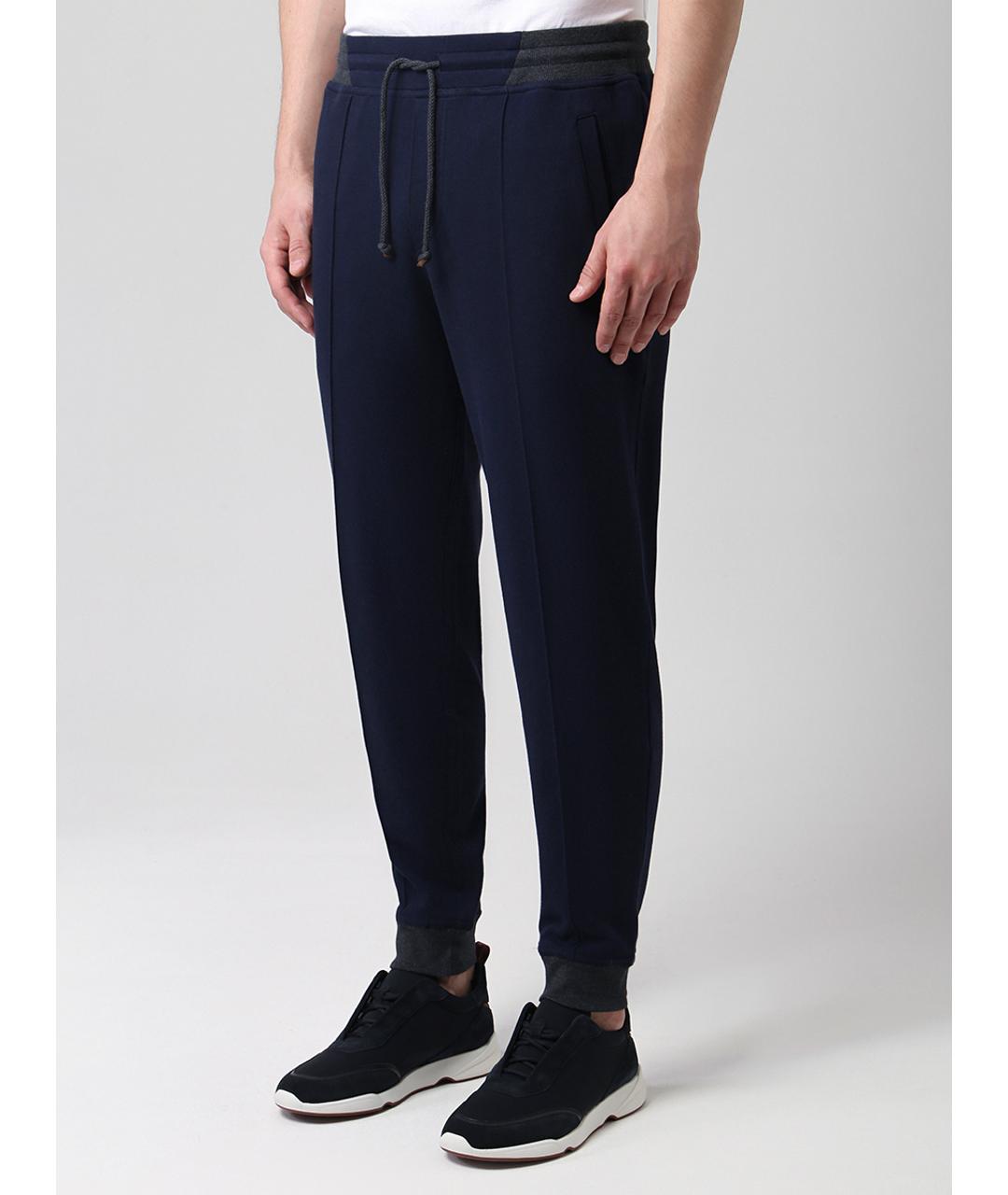 BRUNELLO CUCINELLI Синий спортивный костюм, фото 7