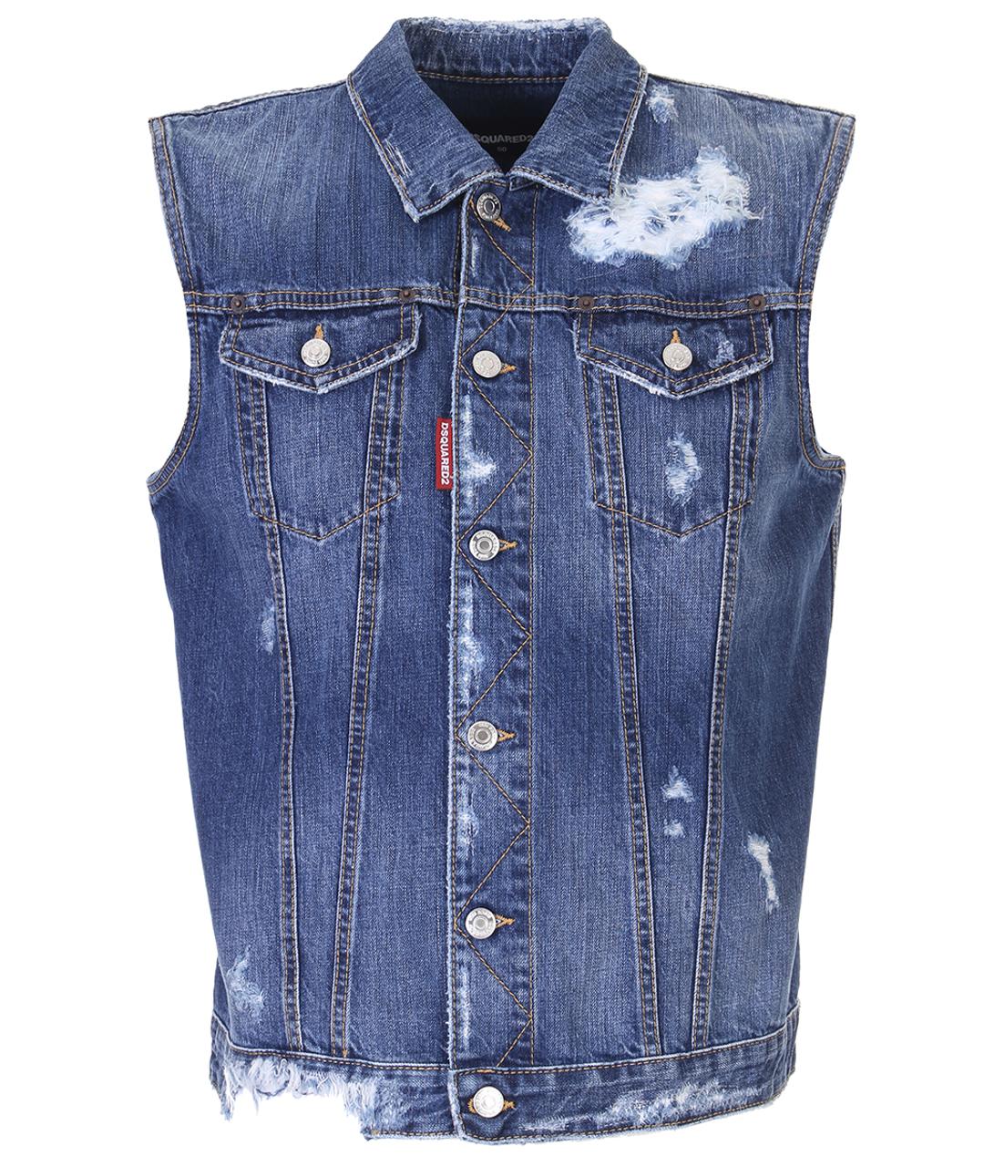 DSQUARED2 Синий жилет, фото 1