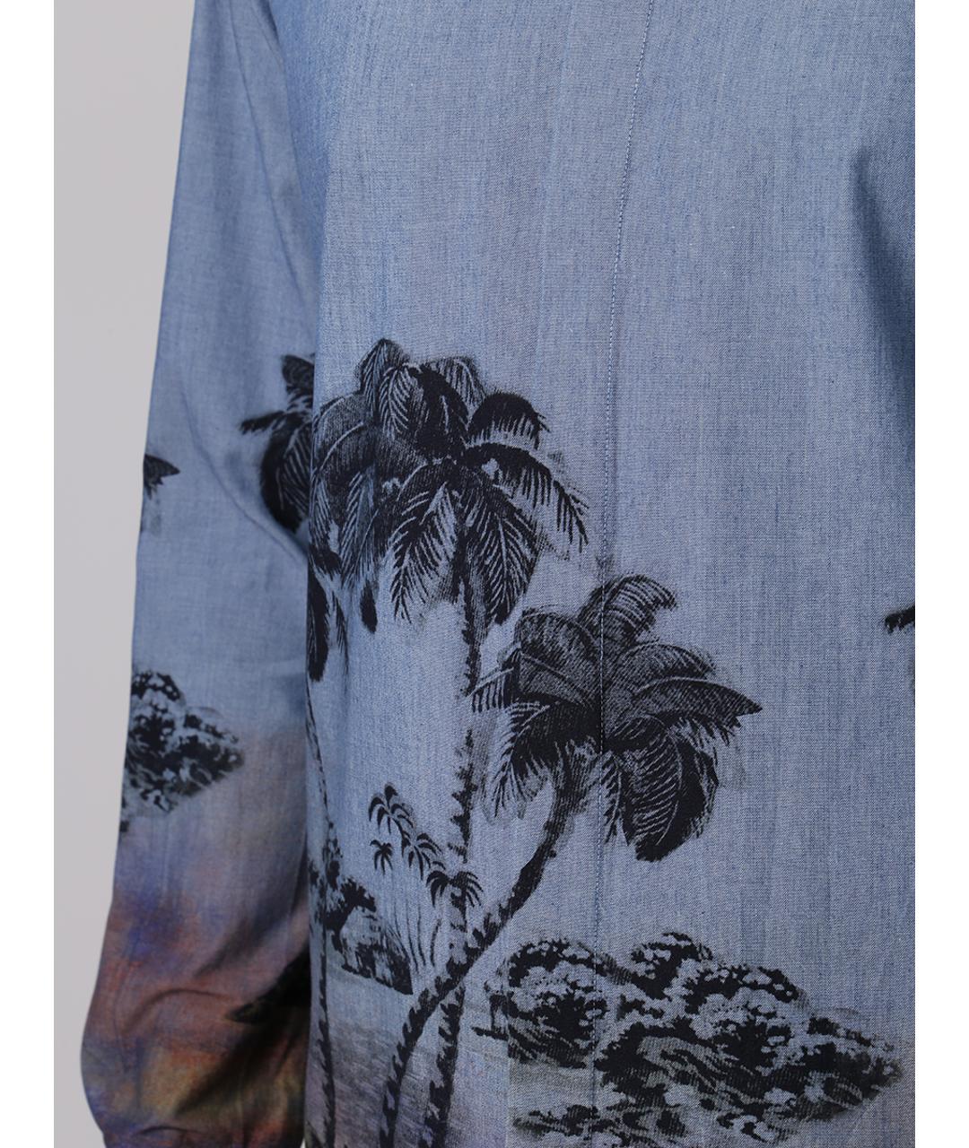 ETRO Голубая кэжуал рубашка, фото 5