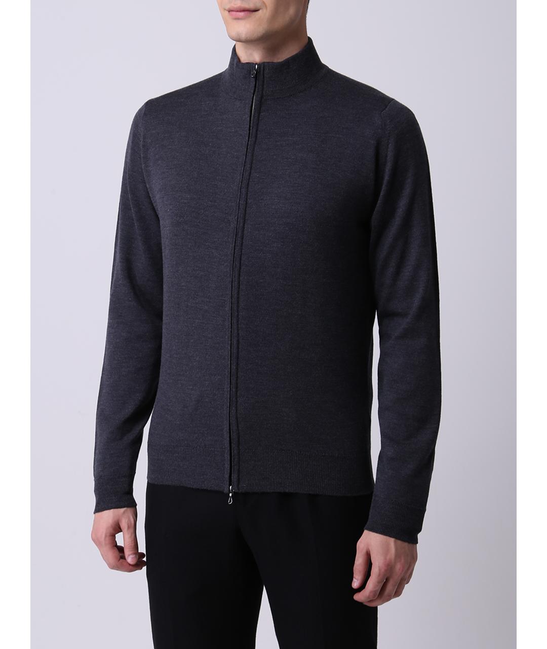 JOHN  SMEDLEY Серый кардиган, фото 4