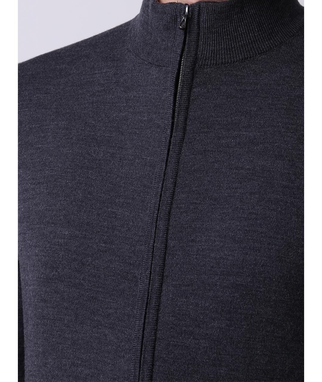 JOHN  SMEDLEY Серый кардиган, фото 5