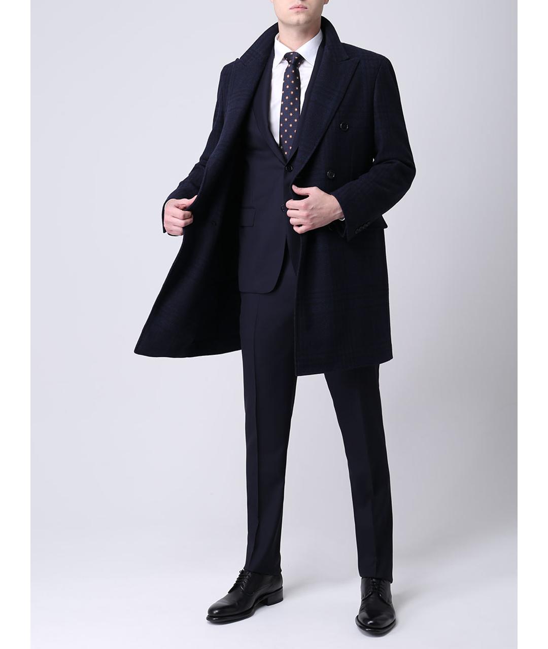 CANALI Синее пальто, фото 2