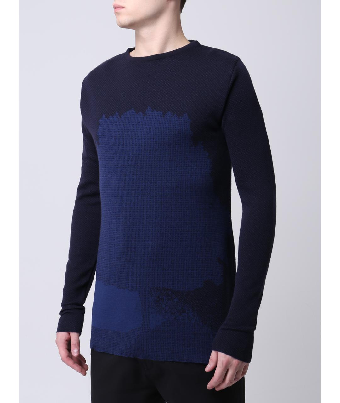KITON Синий джемпер / свитер, фото 4