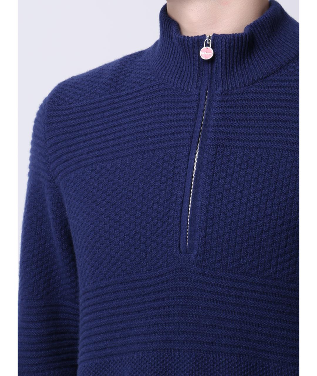 KITON Синий джемпер / свитер, фото 5