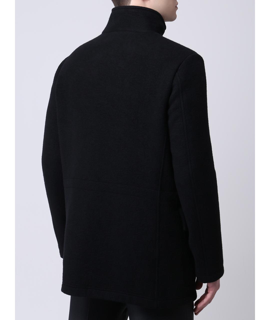 KITON Черное пальто, фото 3