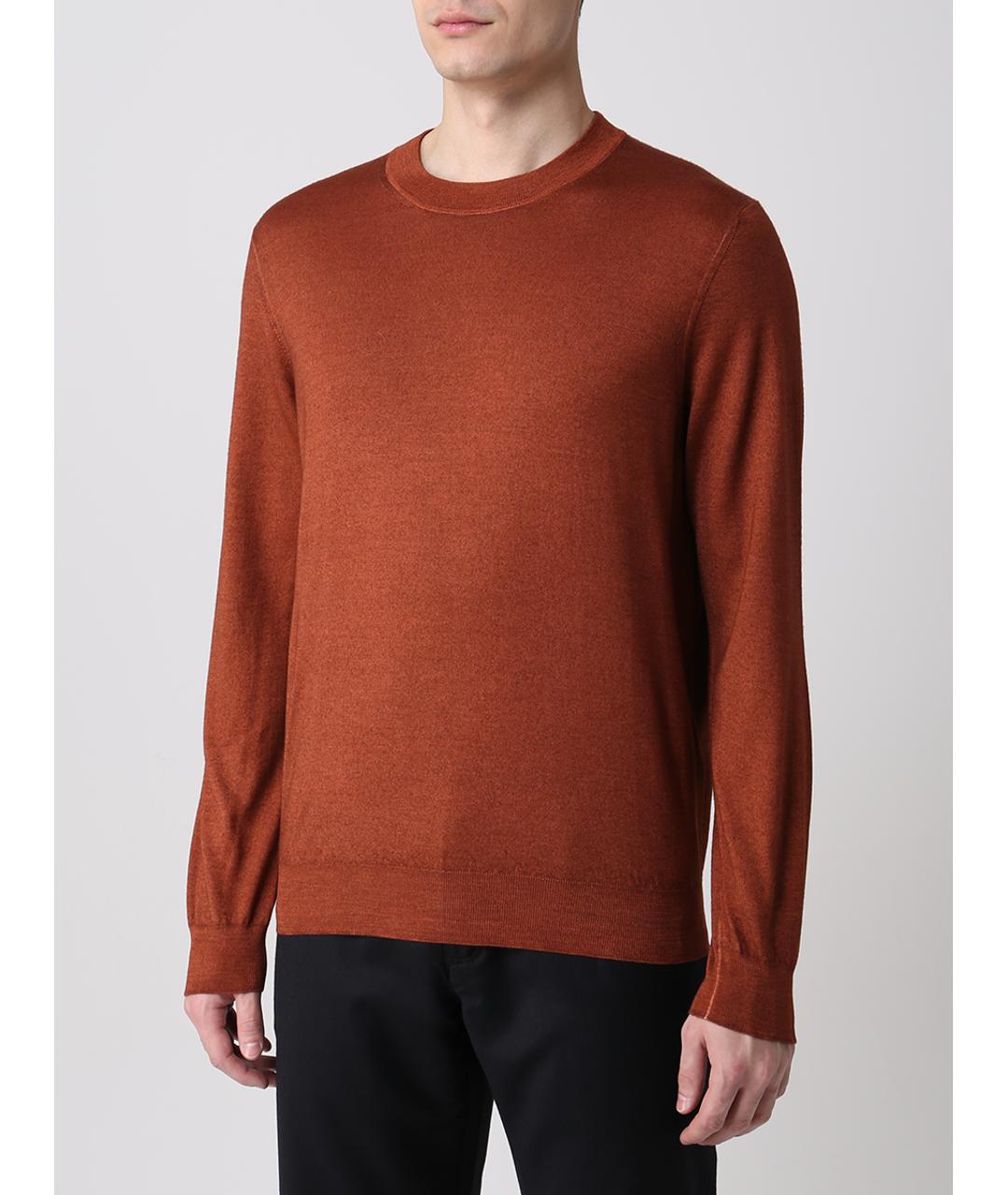 ZILLI Оранжевый джемпер / свитер, фото 4