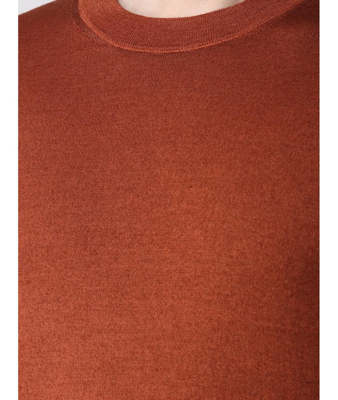 ZILLI Оранжевый джемпер / свитер, фото 5