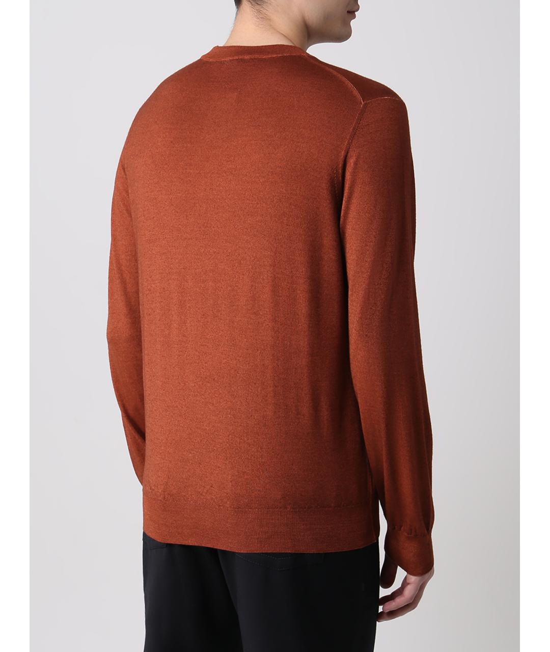 ZILLI Оранжевый джемпер / свитер, фото 3