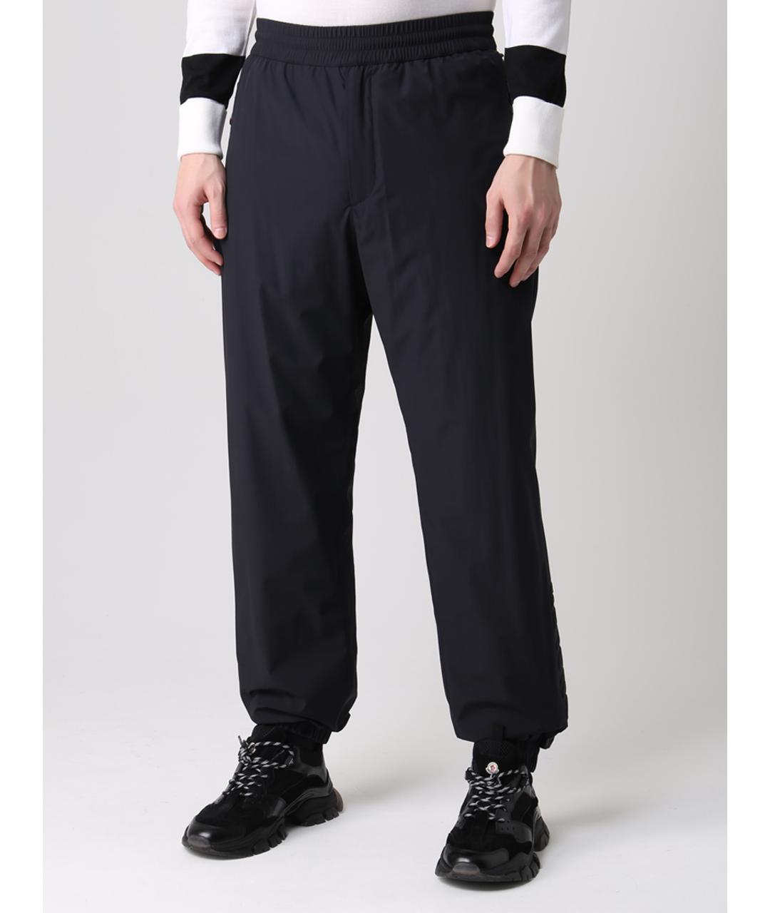 MONCLER Черные повседневные брюки, фото 4
