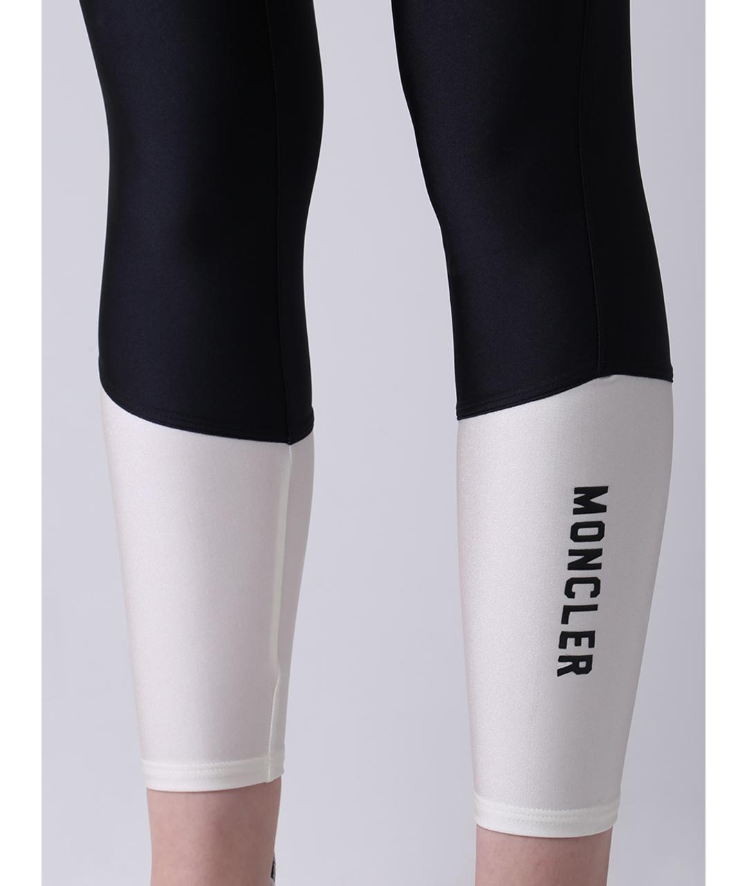 MONCLER Черные леггинсы и велосипедки, фото 5