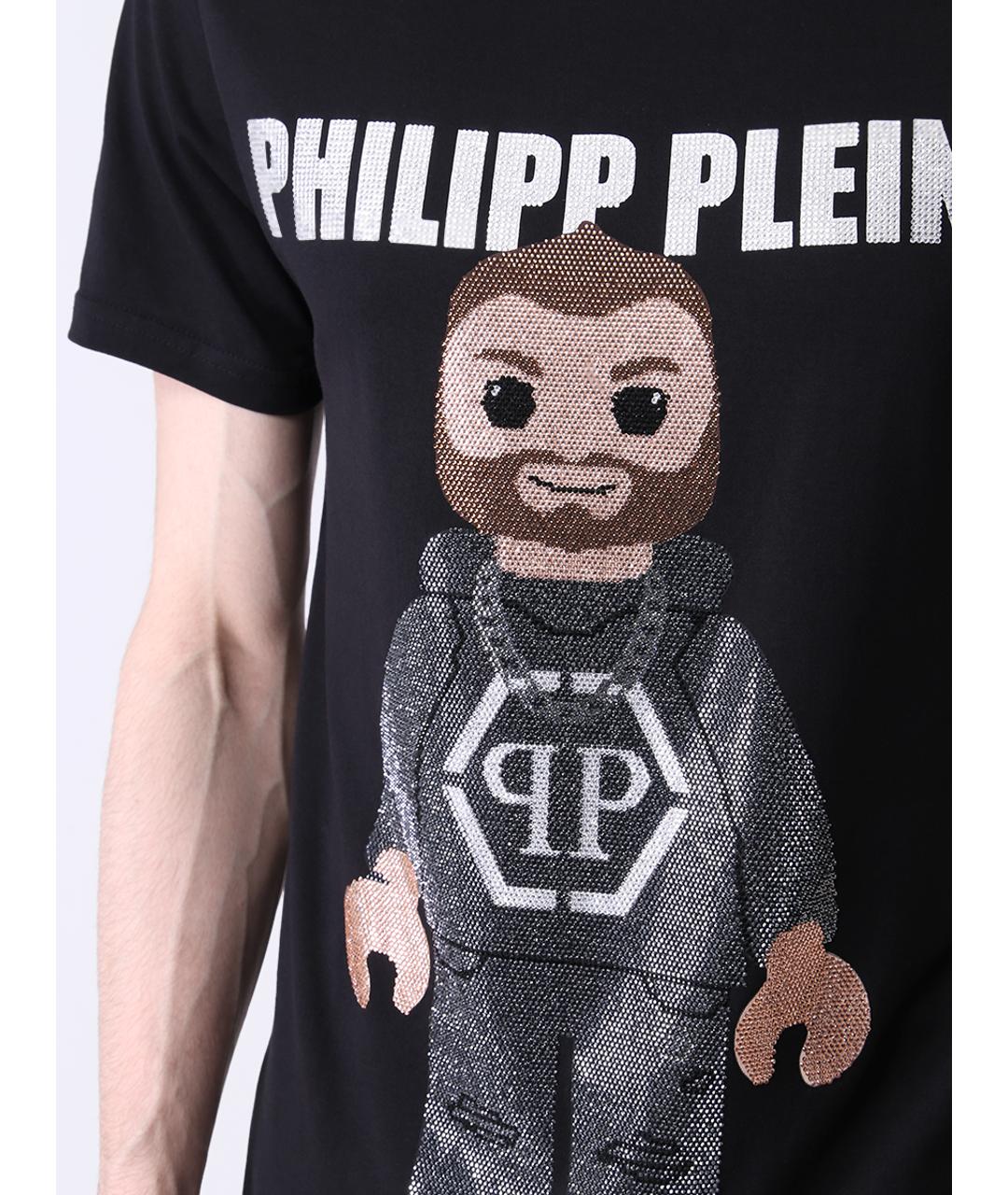 PHILIPP PLEIN Черная футболка, фото 5