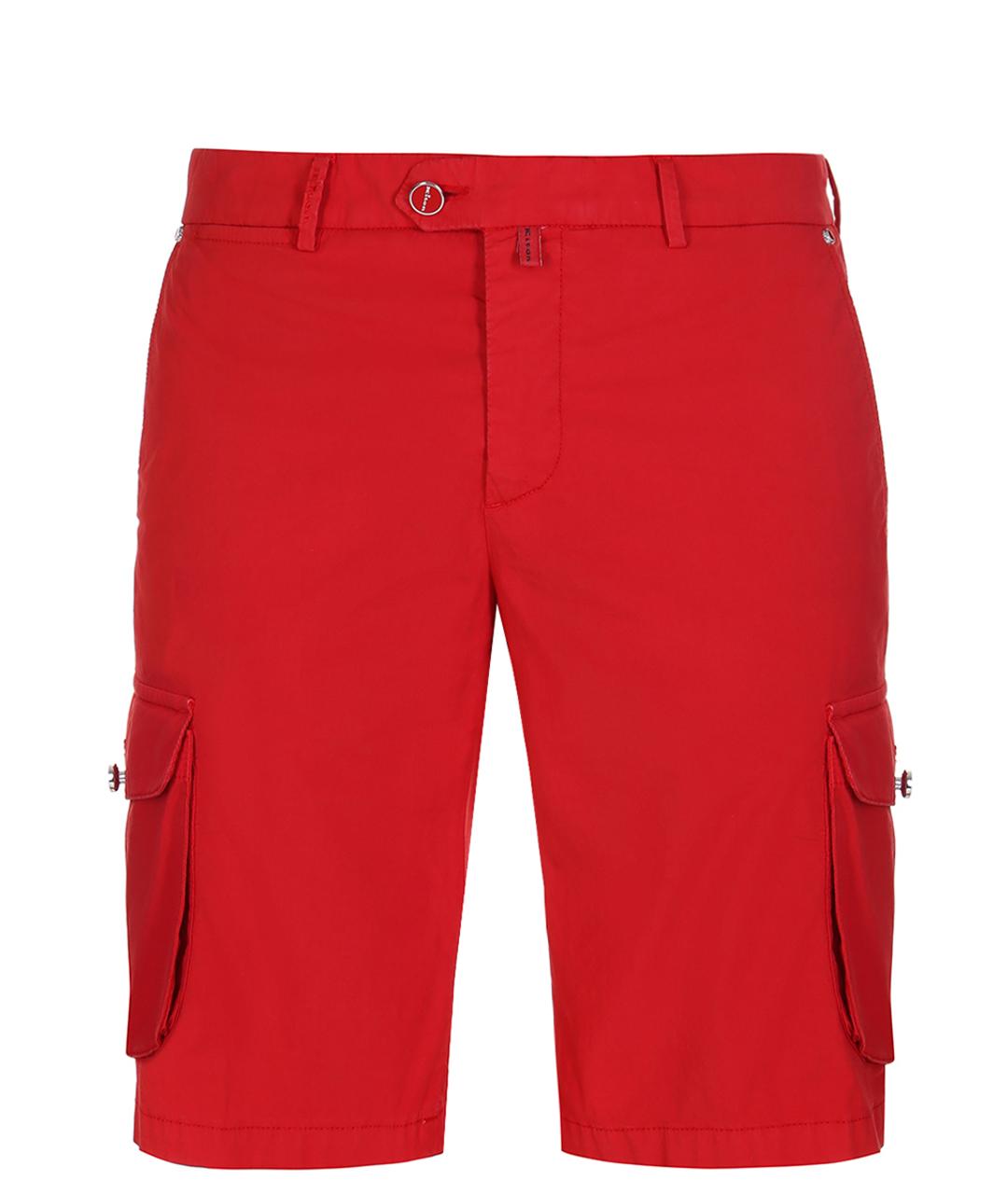 KITON Красные шорты, фото 1