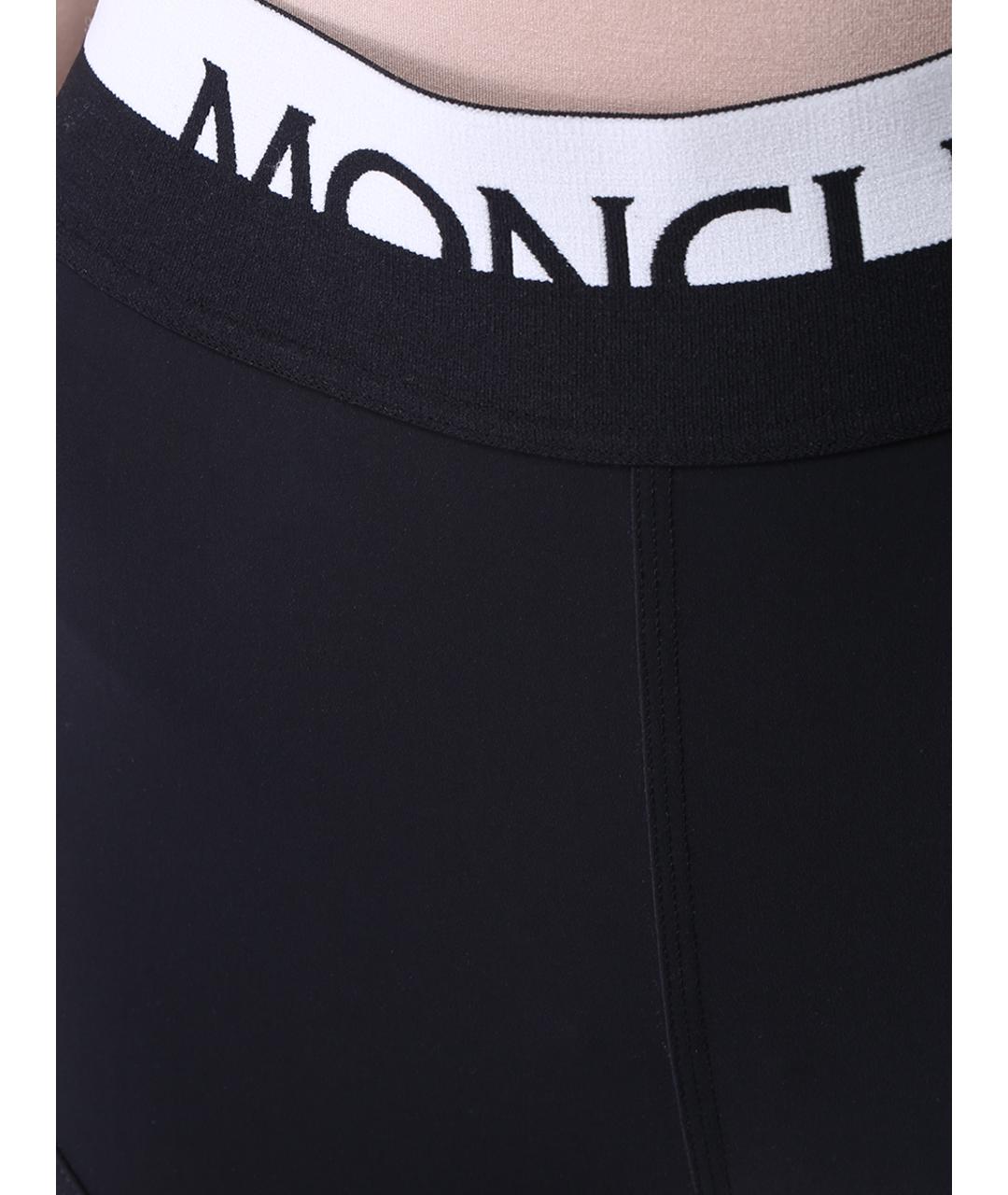 MONCLER Черные леггинсы и велосипедки, фото 5