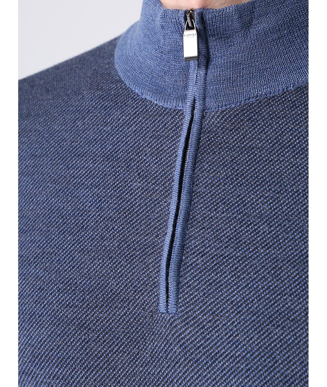 CANALI Синий джемпер / свитер, фото 5