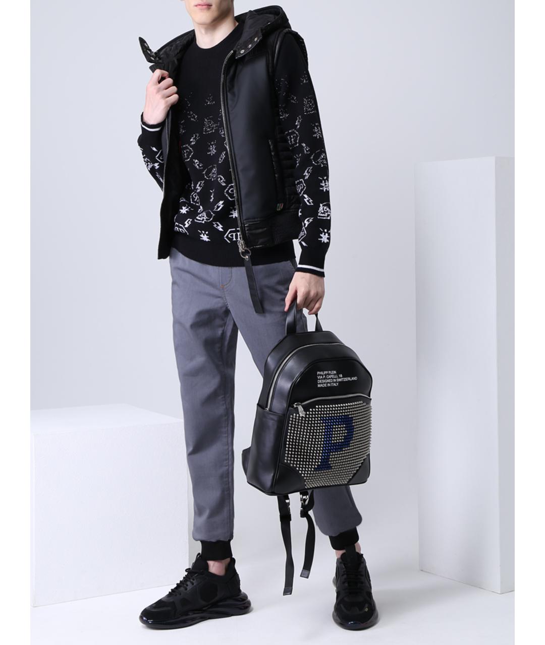 PHILIPP PLEIN Черный джемпер / свитер, фото 2