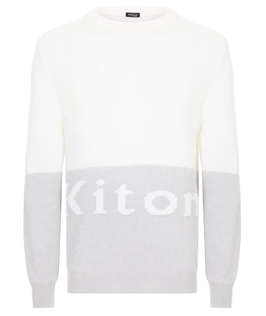 KITON Белый джемпер / свитер, фото 1