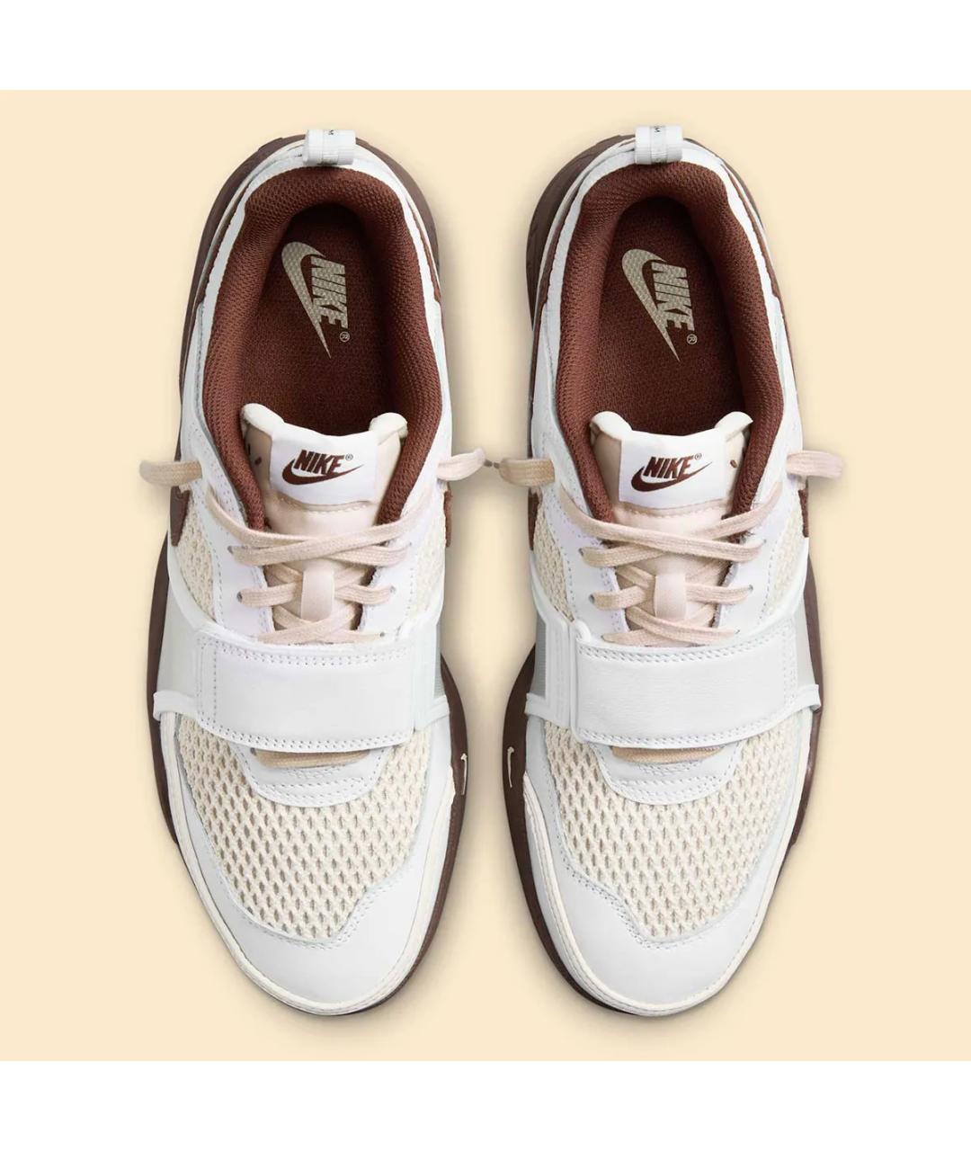 NIKE Бежевые низкие кроссовки / кеды, фото 3