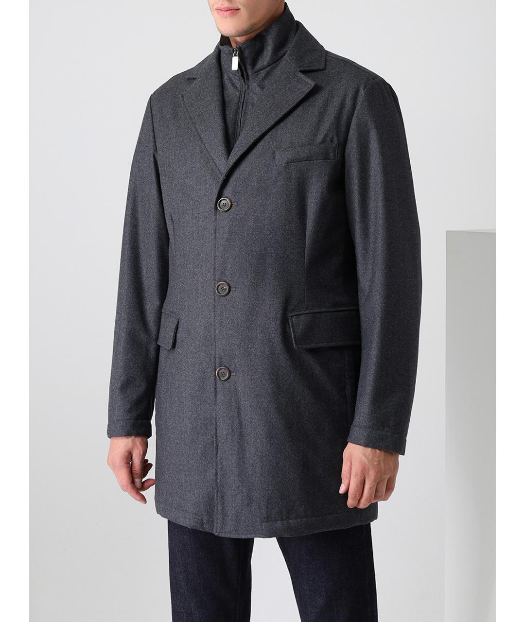 CANALI Серая куртка, фото 4
