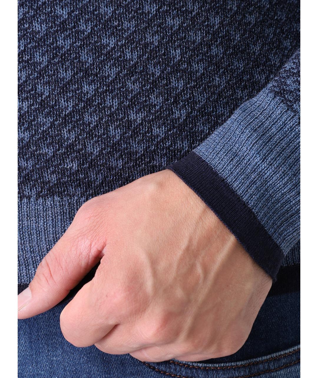 CANALI Синий джемпер / свитер, фото 5