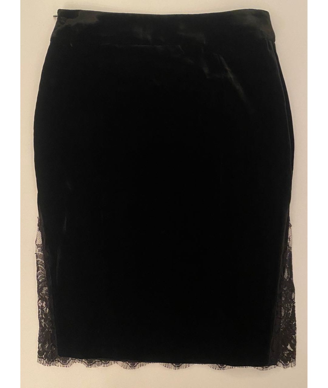 VALENTINO ROMA Черная юбка миди, фото 2