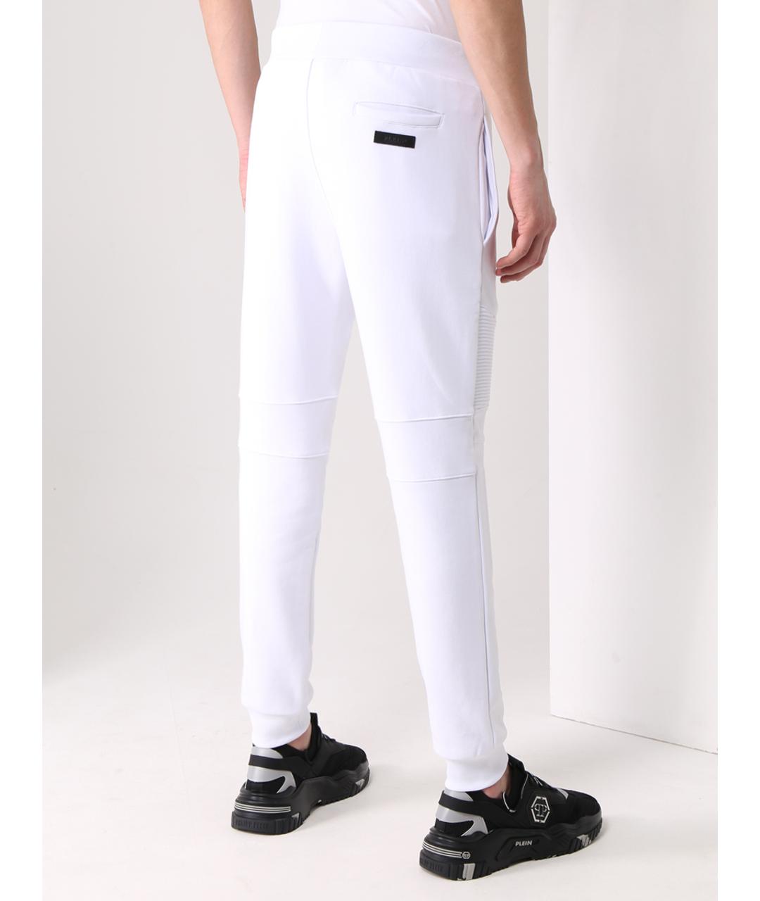PHILIPP PLEIN Белые повседневные брюки, фото 3
