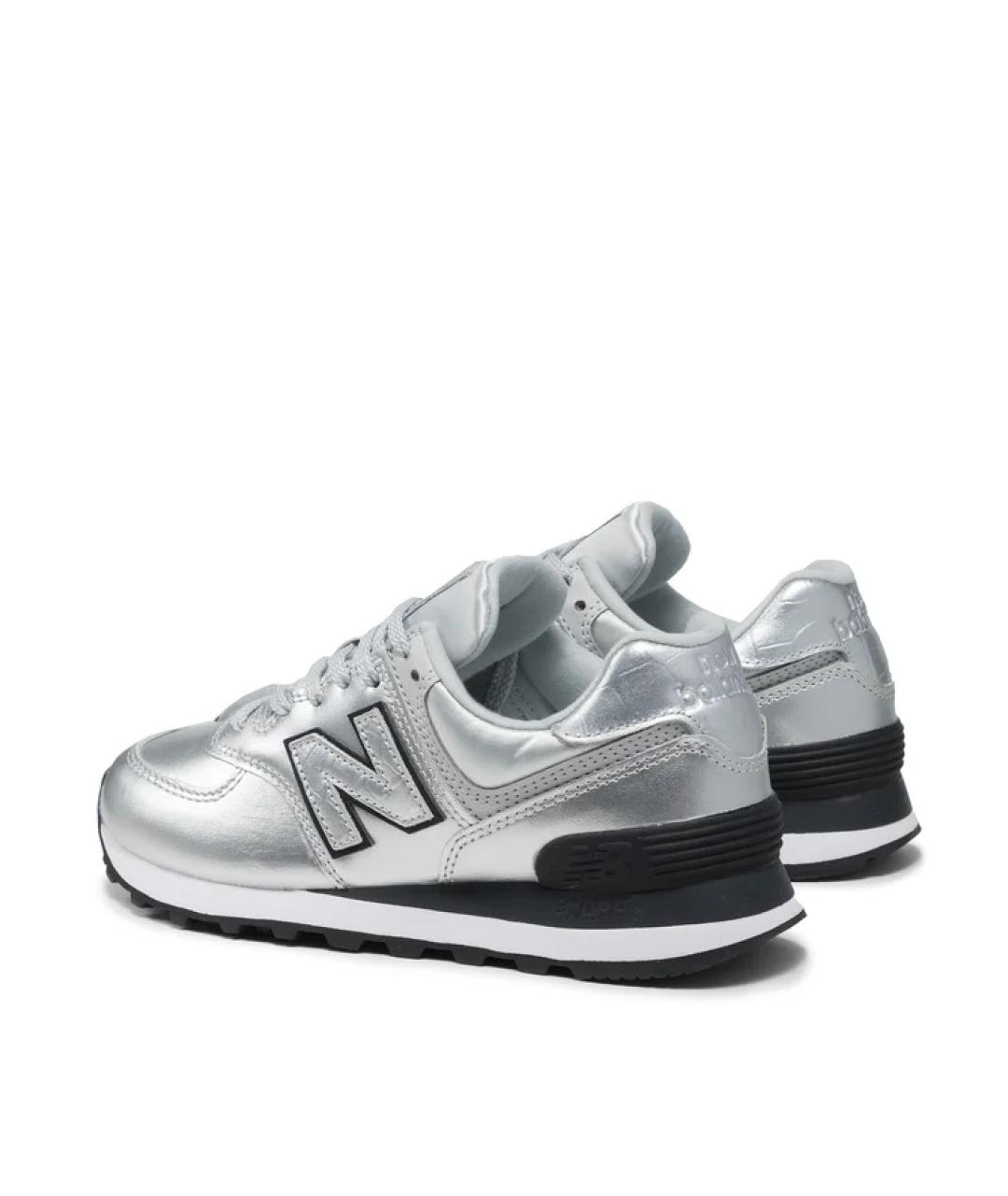 NEW BALANCE Серебряные кроссовки, фото 4