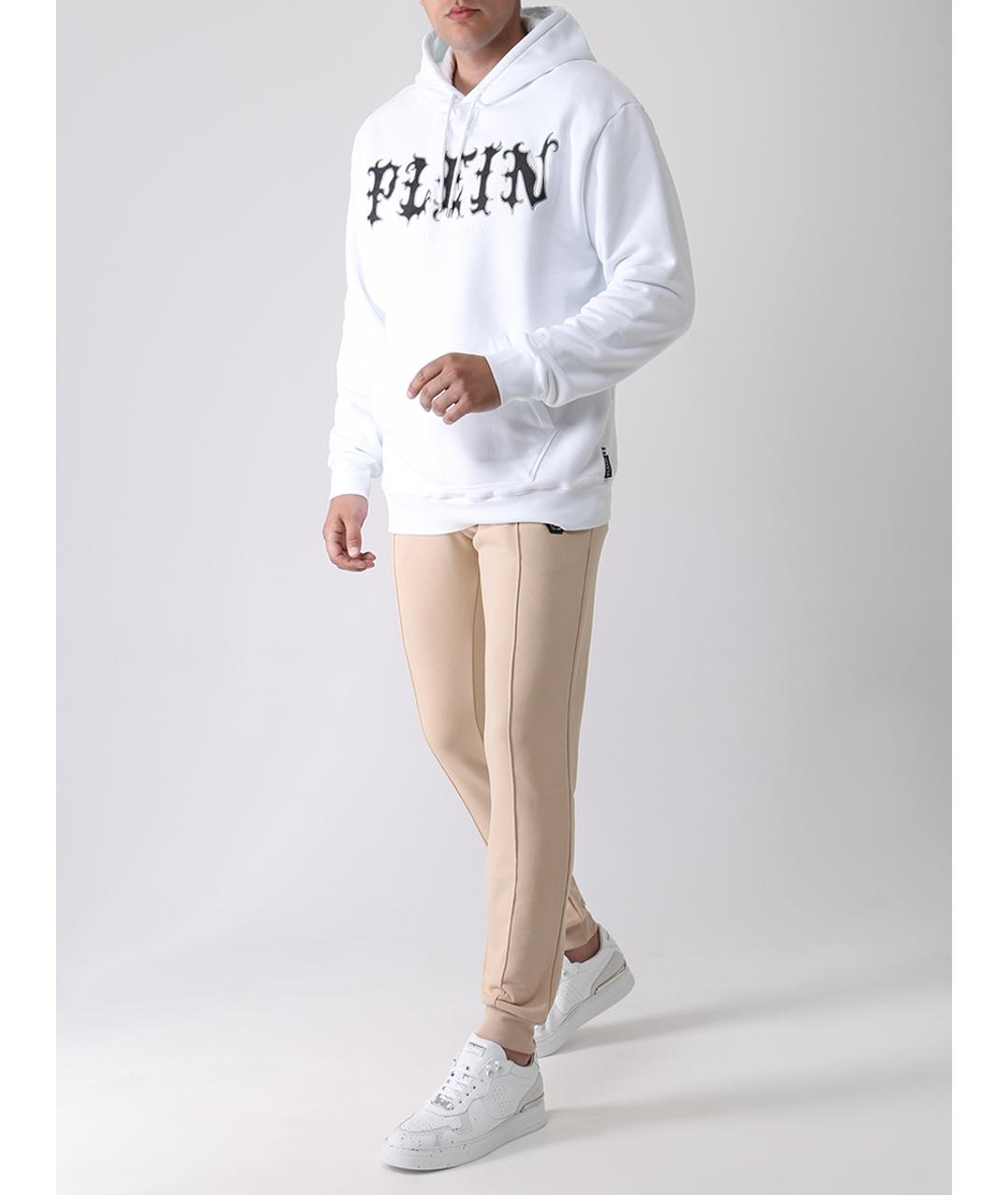 PHILIPP PLEIN Бежевые повседневные брюки, фото 2