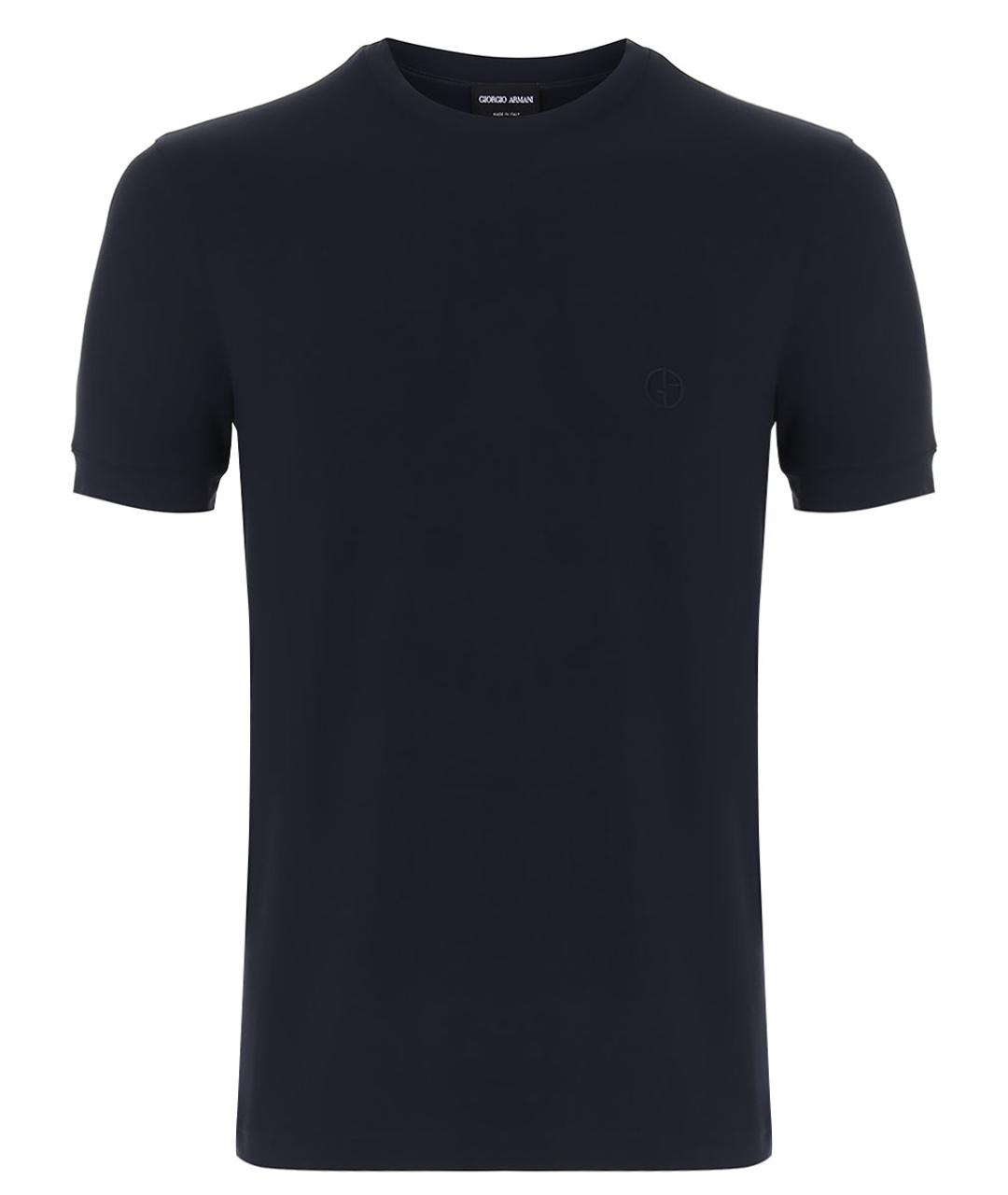 GIORGIO ARMANI Синяя футболка, фото 1