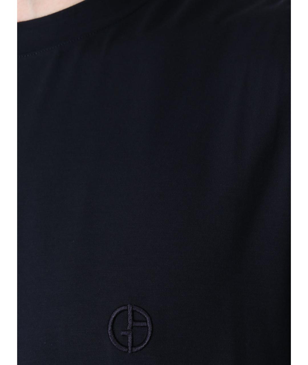 GIORGIO ARMANI Синяя футболка, фото 5