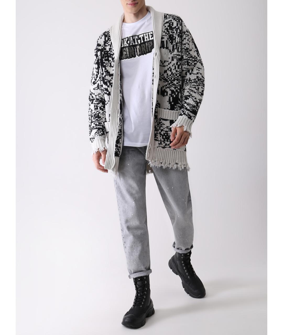 PHILIPP PLEIN Белый кардиган, фото 2