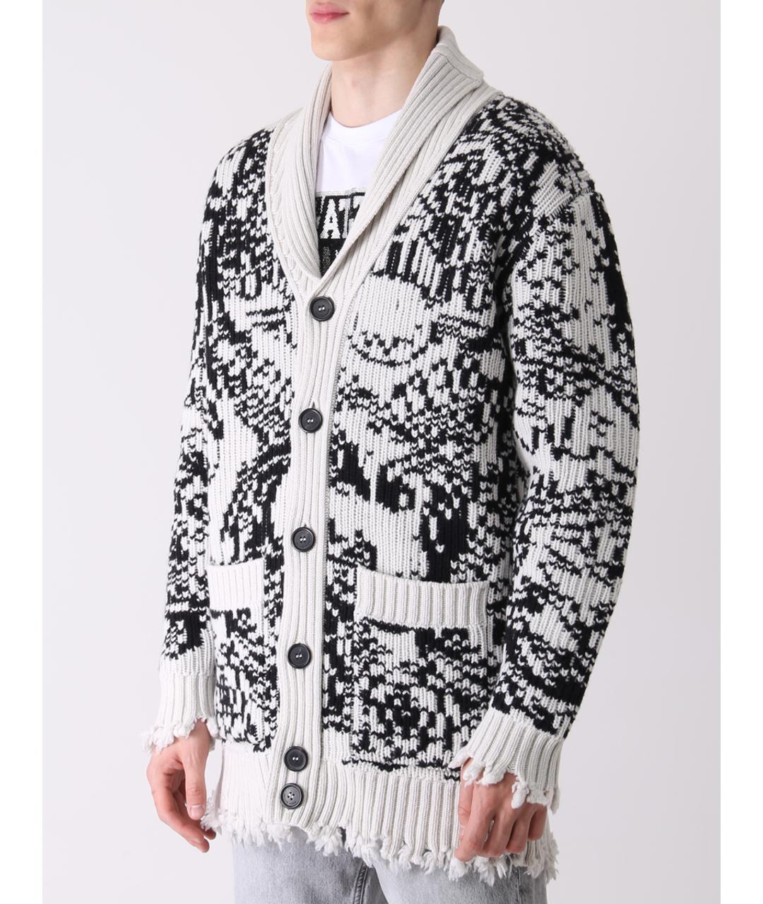 PHILIPP PLEIN Белый кардиган, фото 4