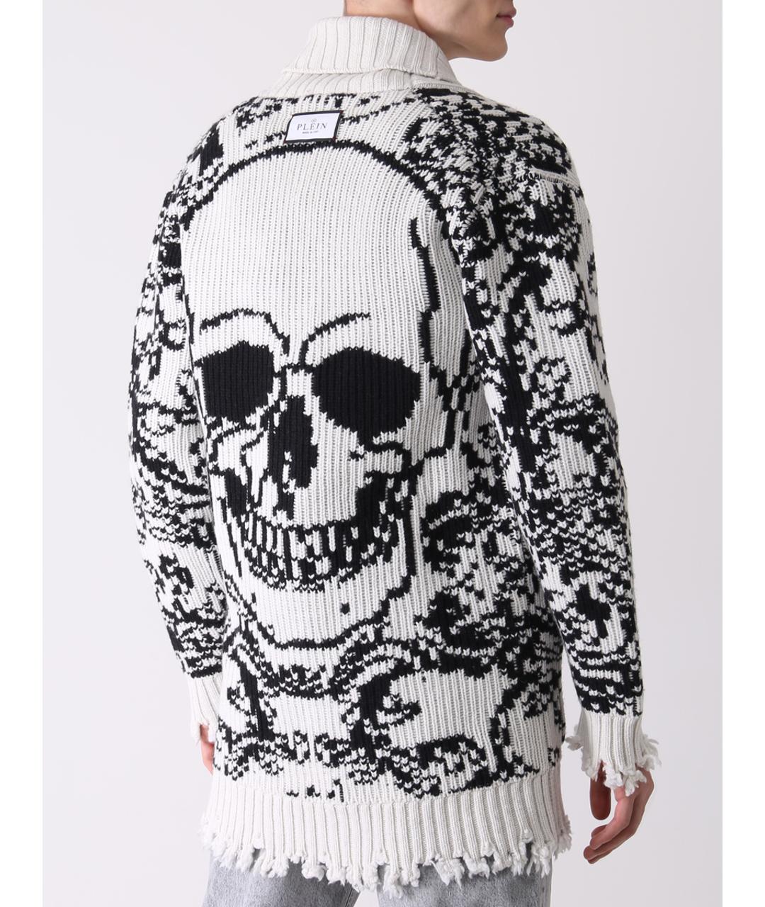 PHILIPP PLEIN Белый кардиган, фото 3