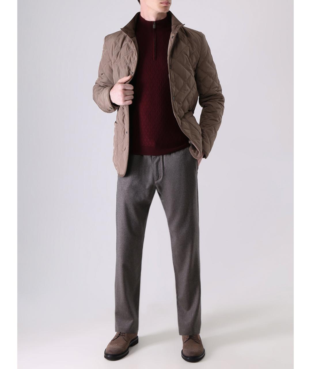 CANALI Бордовый джемпер / свитер, фото 2