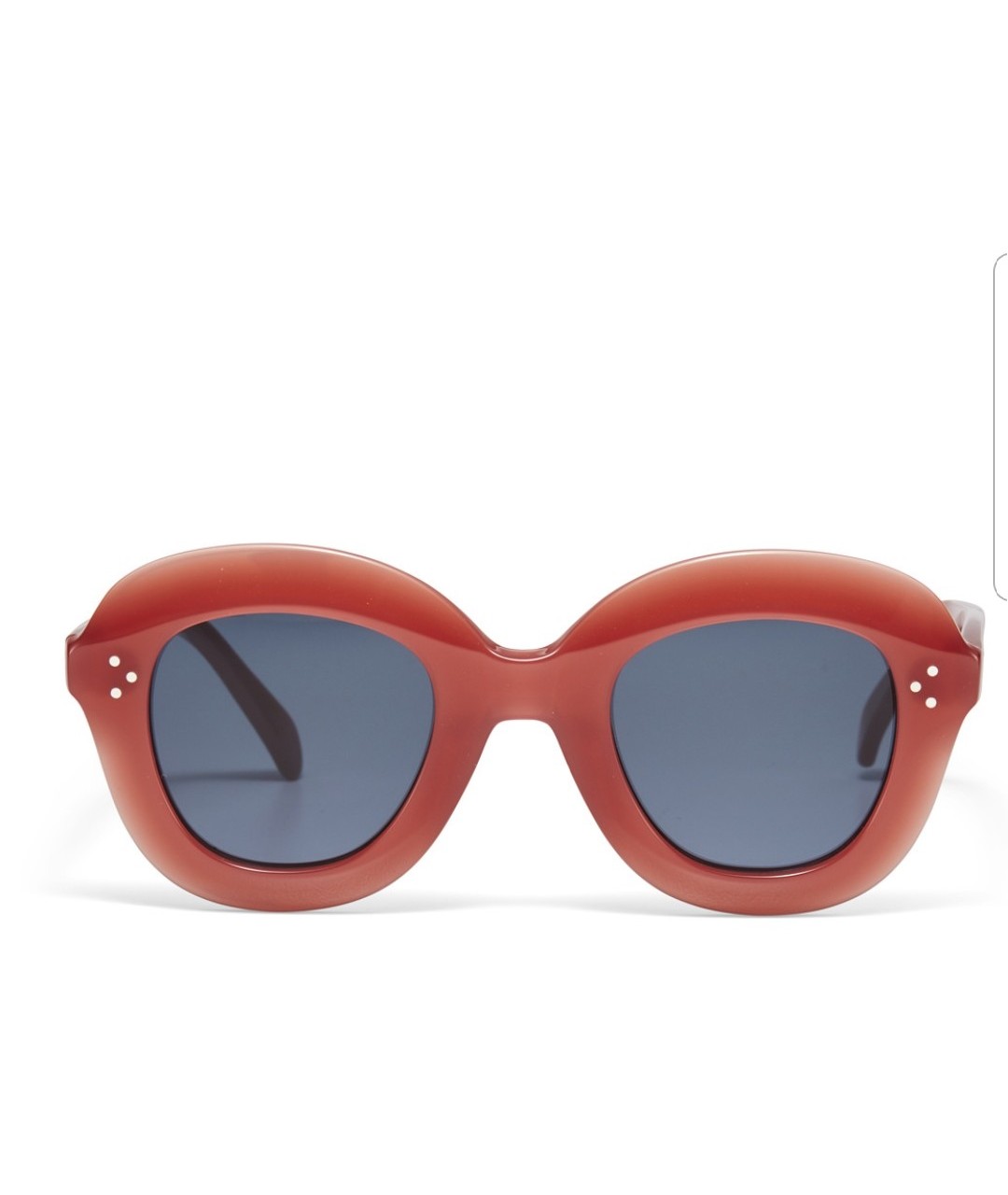 CELINE PRE-OWNED Красные пластиковые солнцезащитные очки, фото 2