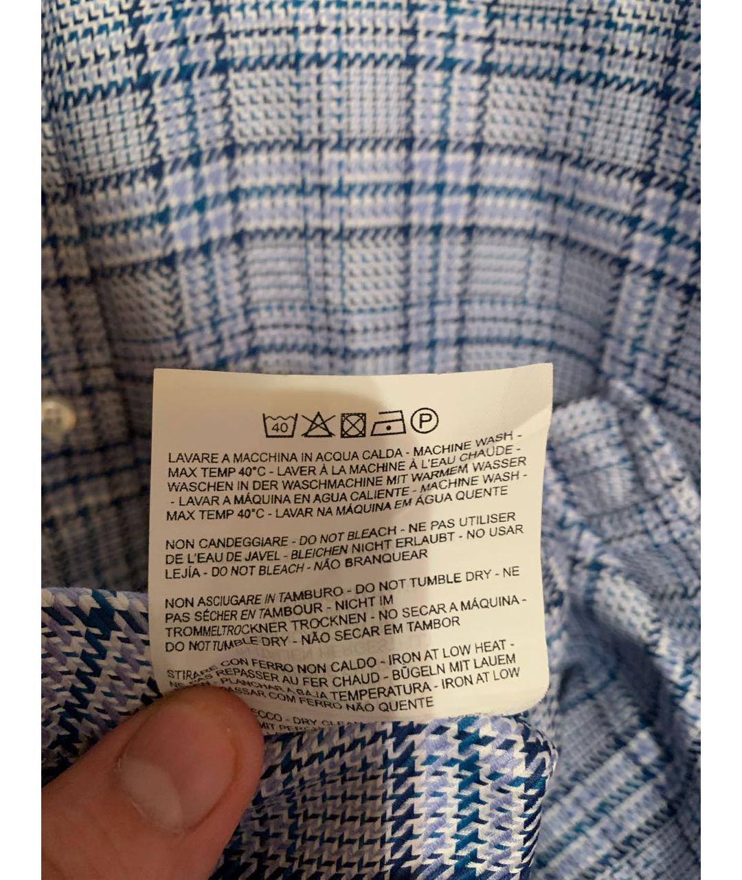 ETRO Хлопковая классическая рубашка, фото 5