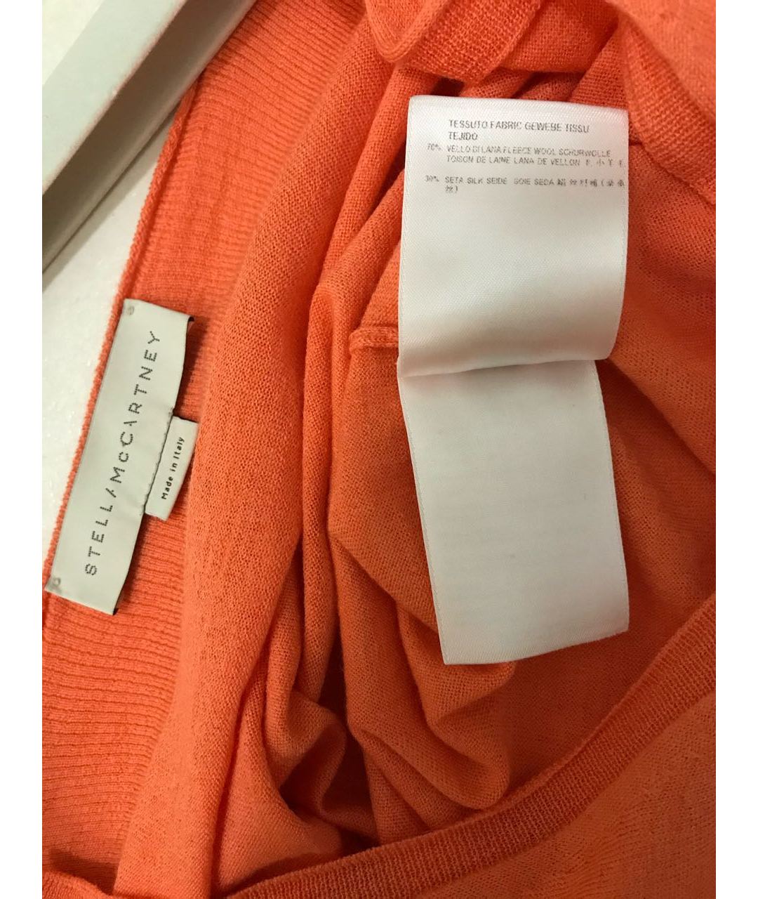 STELLA MCCARTNEY Оранжевый шерстяной джемпер / свитер, фото 5