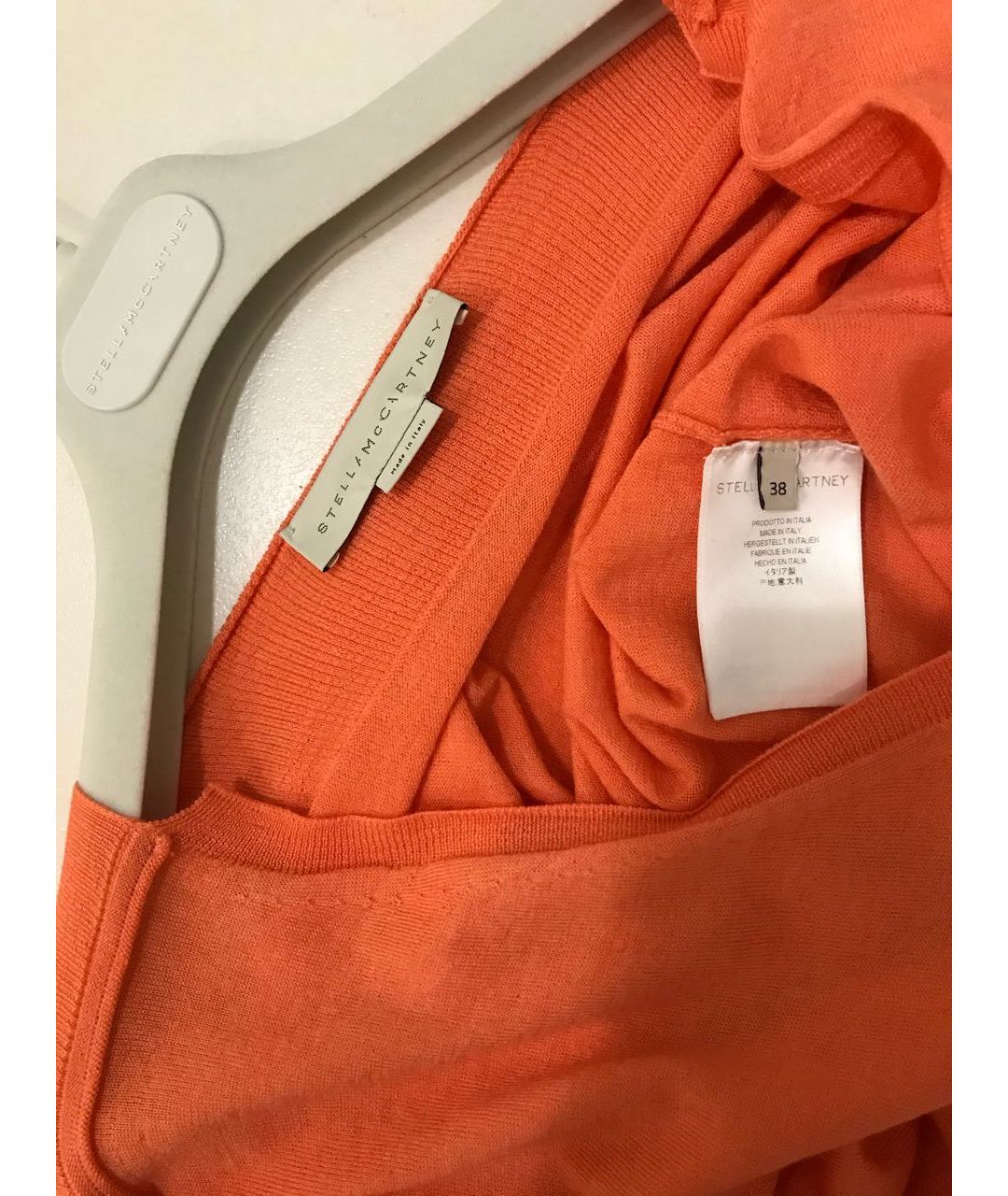 STELLA MCCARTNEY Оранжевый шерстяной джемпер / свитер, фото 4
